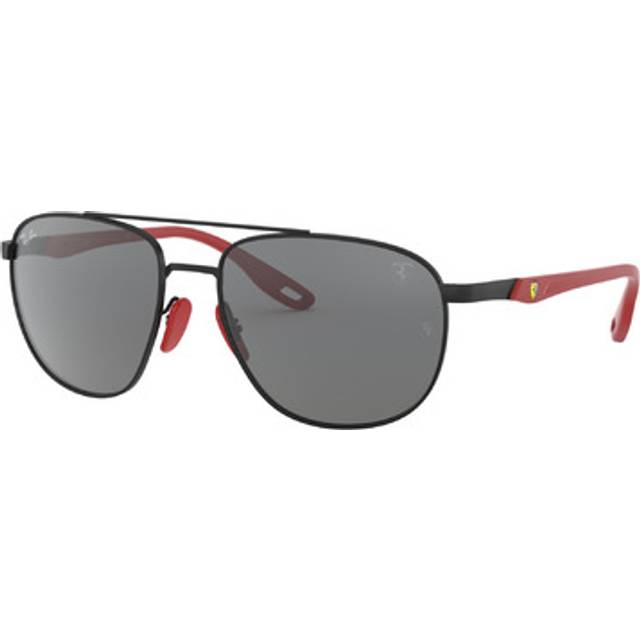 Ray - Ban Man RB3659M  F0026G Occhiali da sole Steel Black Grey Squared Mirrored Mirror