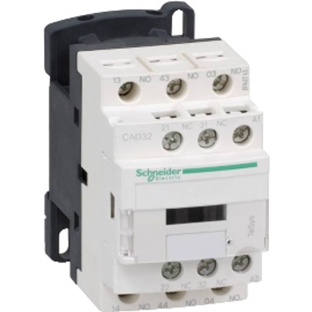 Schneider Electric - Schneider CAD32P7 Contactor TeSys CAD32 3 f plus 2 o instantaneous 10 a 230 v ac