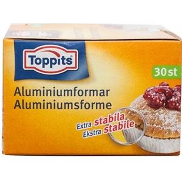 Toppits Bakformar Aluminium 30st (Obs 20st DFP)