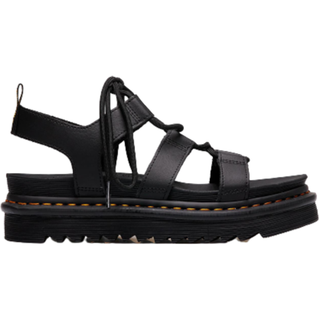 Dr. Martens Women's Nartilla Gladiator Leather Sandals - UK 3 - Black