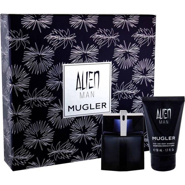 Thierry Mugler Alien Man - Gift Set With 50ml Refillable EDT Spray, 50ml Hair & Body Shampoo