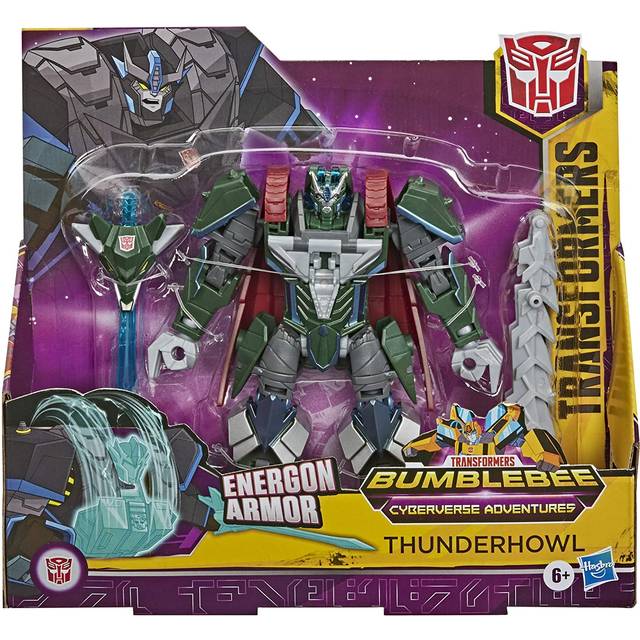 Bumblebee Cyberverse Adventures Ultra Thunderhowl Action Figure, Energon Armour, Ages 6 and Up, 17-cm