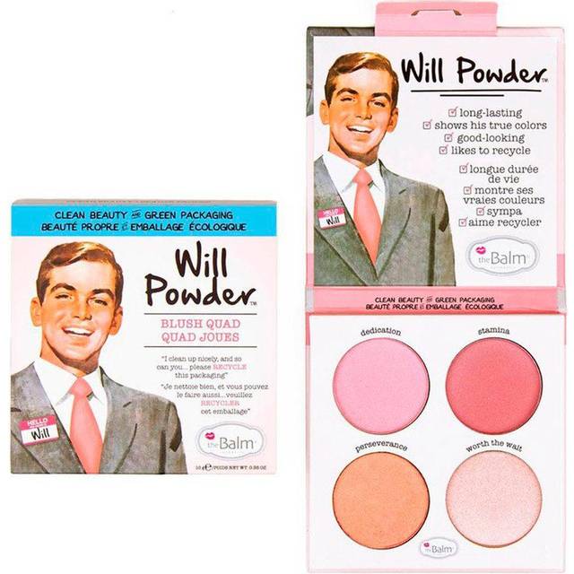 The Balm Will Powder Blush Quad Rouge 30 g