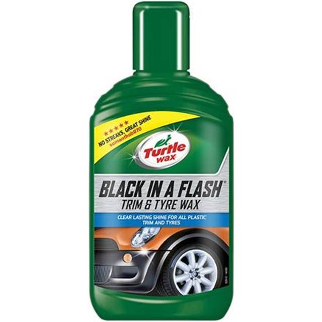 Turtle Wax 52812 Black in a Flash Trim & Tyre Wax 300ml