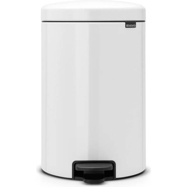 Brabantia 20L NewIcon Pedal Bin - White, White