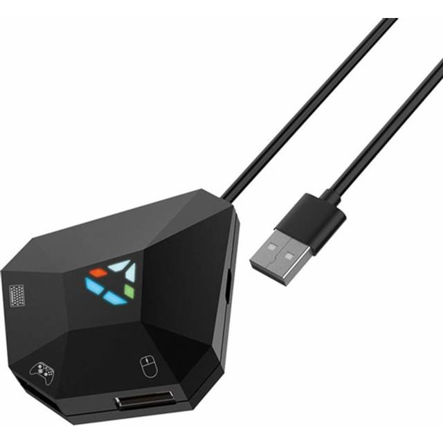 INF Mus/tangentbord Adapter Kompatibel med Nintendo Switch, PS4, Xbox One/360, PS3