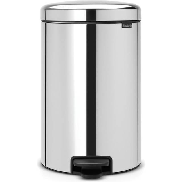 Brabantia New Icon pedalhink 20 liter brilliant steel - Silverfärgad