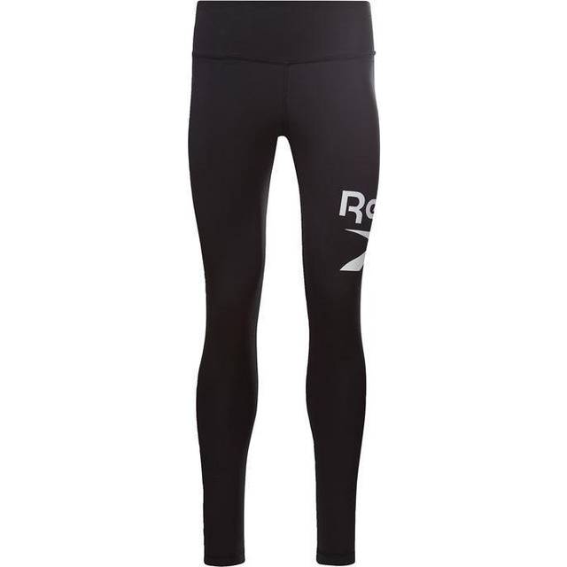 Reebok Womens Training Identity Big Logo Cotton Legging - Black, Black, Size Xl, Women - XL