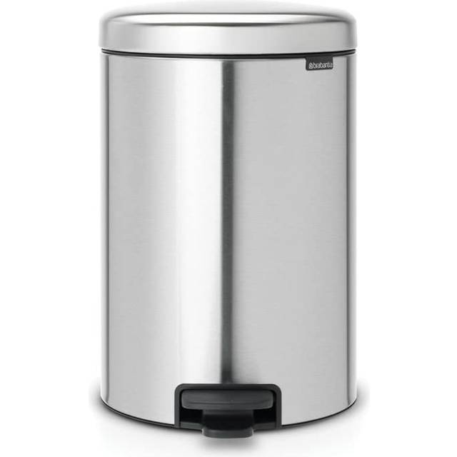 Brabantia New Icon pedalhink 20 liter Matt steel fingerprint proof - Silverfärgad