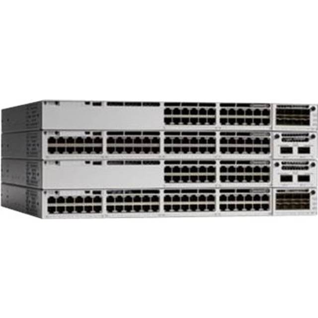 Cisco Catalyst 9300 - Network Advantage - switch - L3 - Managed - 24 x 10/100/1000 (PoE+) - rack-mountable - PoE+ (445 W