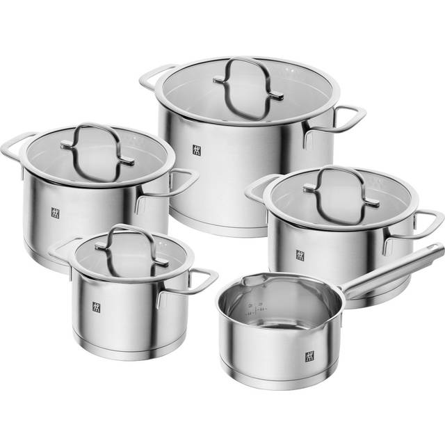 Zwilling Zwilling TrueFlow saucepan set 5 pieces Silver
