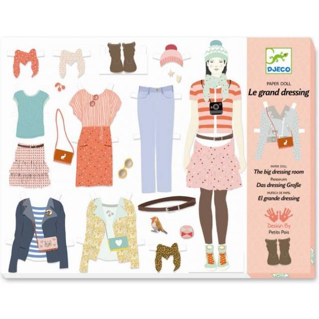 Djeco Paper Dolls: One Big Dressing Room