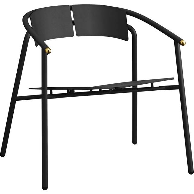 AYTM - NOVO lounge chair - Lounge stol - Black/Black - L71,1 x W68 x H71,9 cm
