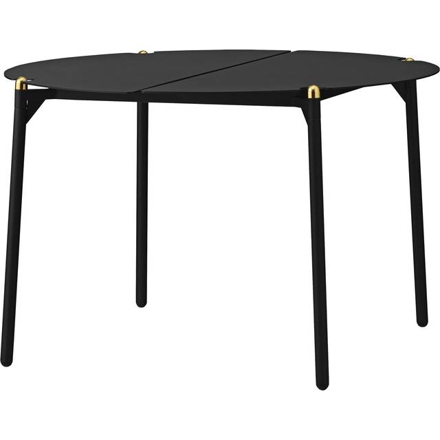 AYTM - NOVO Longe table - Lounge bord - Black/Black large - Ø70 x H45 cm