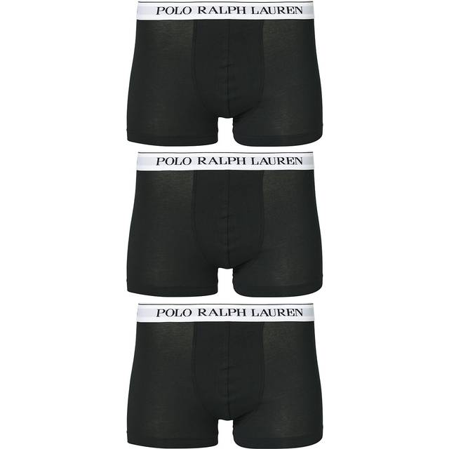 Polo Ralph Lauren Classic Cotton-Blend Trunks - M - Black