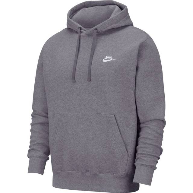 Nike Sportswear Charcoal Grey Club Pullover Hoodie