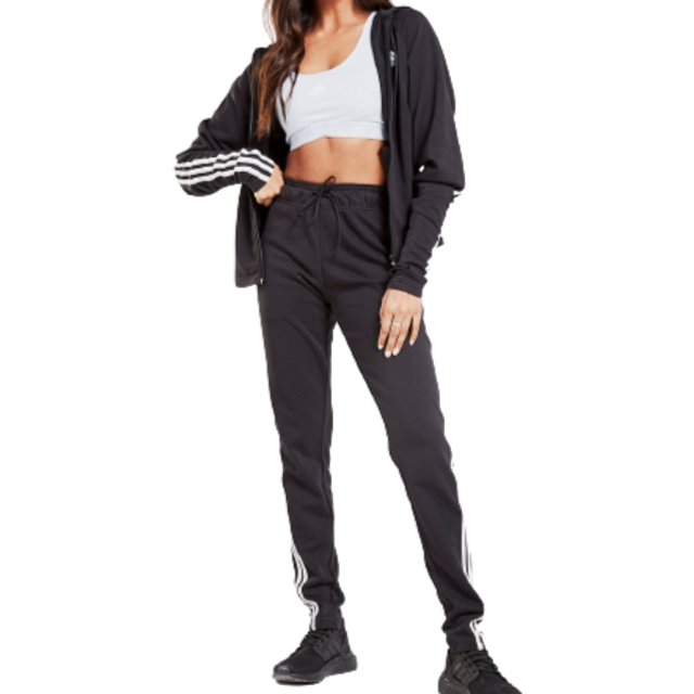 adidas Träningsdräkt för kvinnor, svart, XS