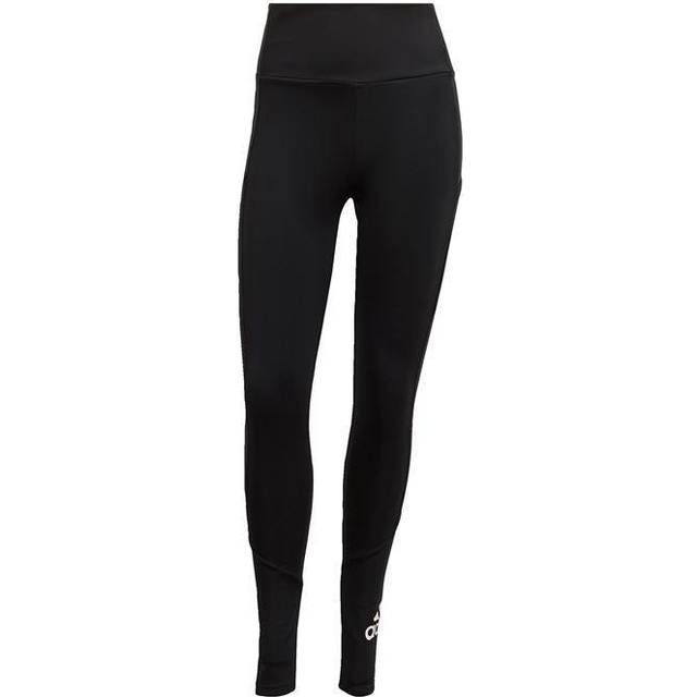 (WMNS) adidas Designed To Move Big Logo Sport Leggings Asia Sizing 'Black' GL4028 - XL