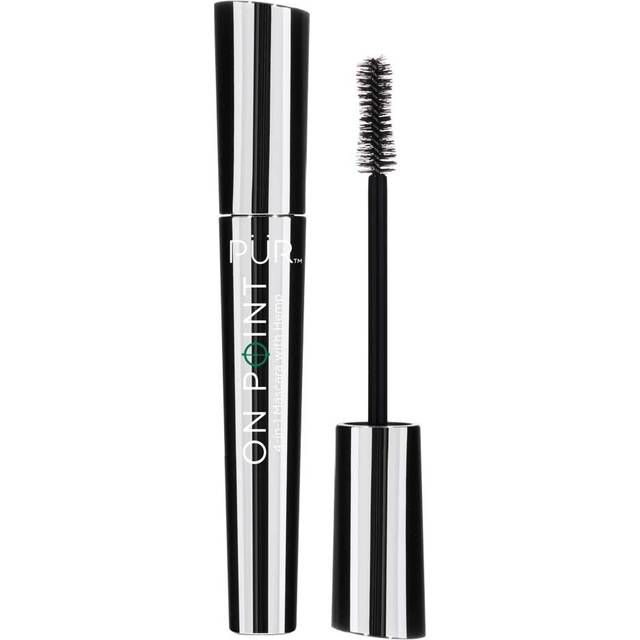 PUR Cosmetics On Point 4-in-1 Mascara with Hemp - Lengthening, Anti-Pollution Properties - Helps Nourish and Moisturize Lashes to Appear Stronger and Healthier - Ideal for Everyday Wear - 0.24 oz