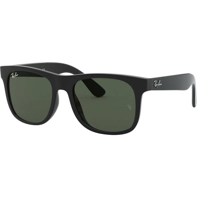 Ray - Ban Kid RJ9069S JUNIOR JUSTIN 100/71 Sunglasses Injected Black Green Squared Normal