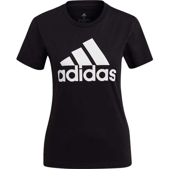 Essentials Logo T-Shirt - Black / White - XS