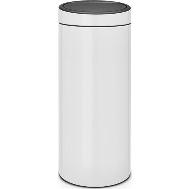 Brabantia Touch Bin New mit herausnehmbaren Inneneinsatz, White, 30 Liter