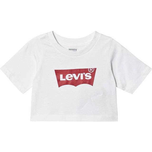 Levi's Lvg Light Bright Cropped Top Flickor 10-16 År, Vit, 16 år