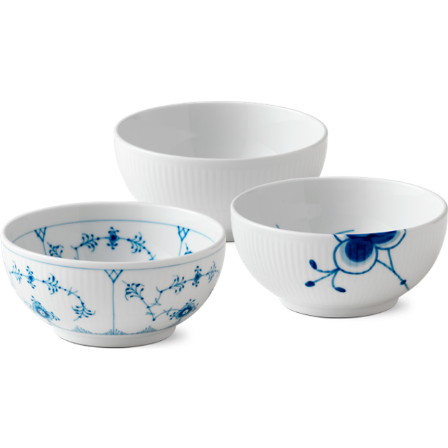 Royal Copenhagen Gift With History Mix Skåle 47cl 3 stk. - NO_SIZE Serveringsskålar Från Magasin - Hvid (NO_SIZE)