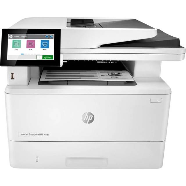 HP LaserJet Enterprise MFP M430f - Multifunktionsskrivare - svartvit - laser - 216 x 297 mm (original) - A4 (media) - upp till 38 sidor/minut (kopier