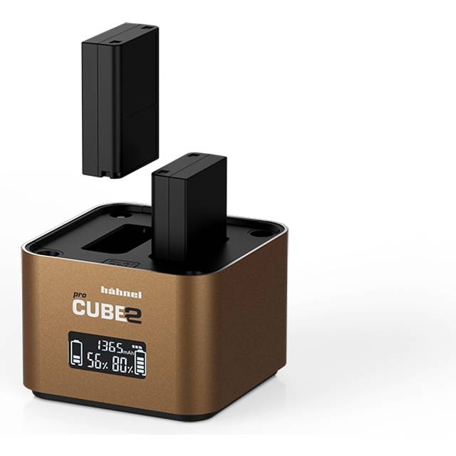 Hahnel Professional Charger PROCUBE2 for Select Olympus Batteries in Brown