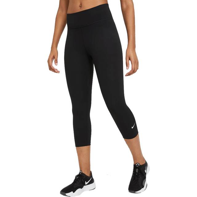 Nike One 7/8 Tights Damer Svart - Xs - svart