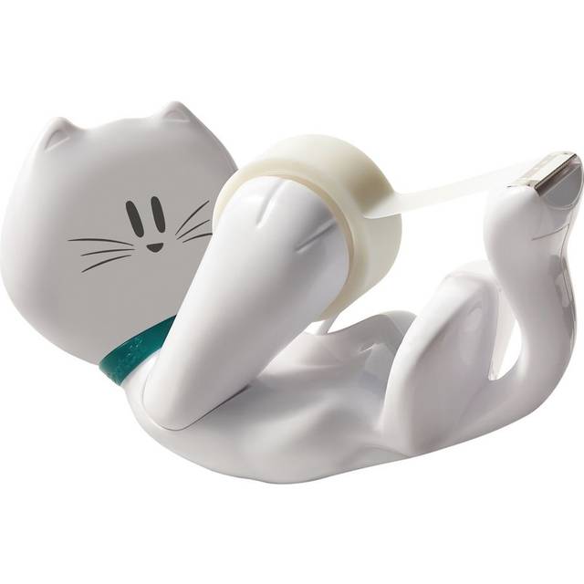 Scotch Cat-810 Cat Tape Dispenser With 1 Roll Scotch Magic Tape 19mm x 8.89m