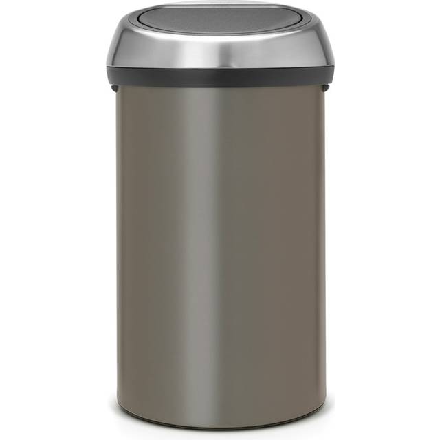 Brabantia Touch Bin, Platinum, 60 Liter