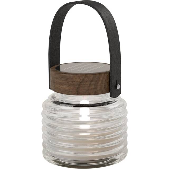 Sirius Solarlaterne Aston 1 LED 12x12cm schwarz braun