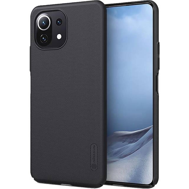 För Xiaomi Mi 11 12 Fodral Nillkin Frosted Shield PC Hårt bakstycke För Mi11 MI12 12S Pro Lite Ultra 5G 4G fodral For Mi 11 Lite 5G(4G) svart