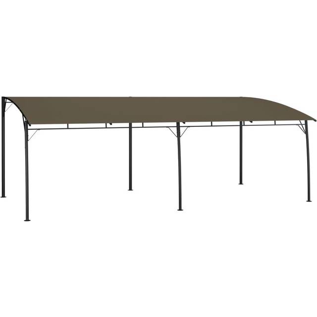 Paviljong 6x3x2,55 m taupe