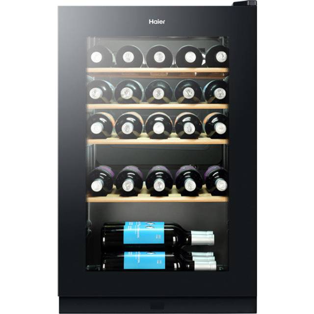 Haier WS30GA 50cm Freestanding Wine Cooler in Black 30 Bottle