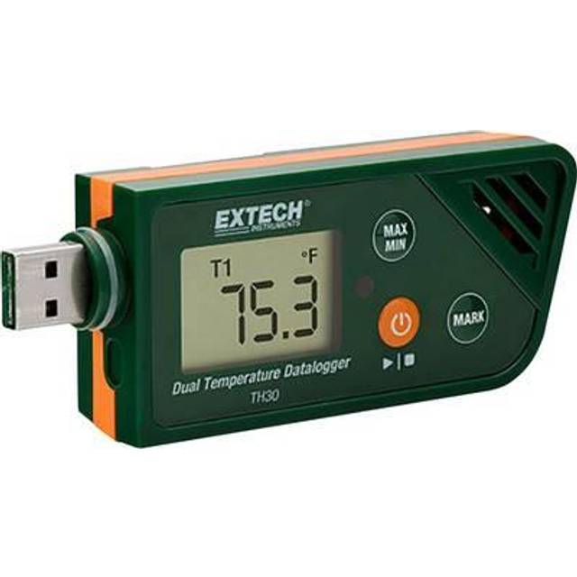 Extech TH30 dubbeldatalogger för temperatur i USB-format