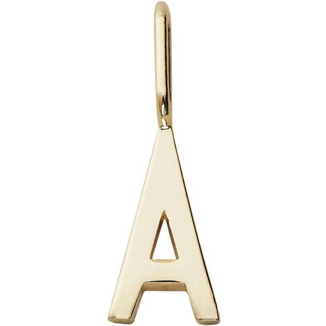 Design Letters Hänge för Halsband - Z - 18K guldpläterad - Design Letters - One Size - Smycken
