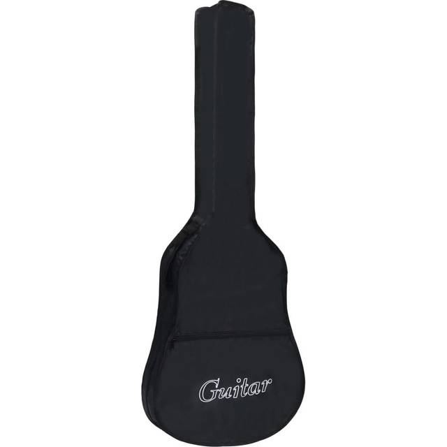 vidaXL Gitarrfodral för 3/4 klassisk gitarr svart 94x35 cm tyg