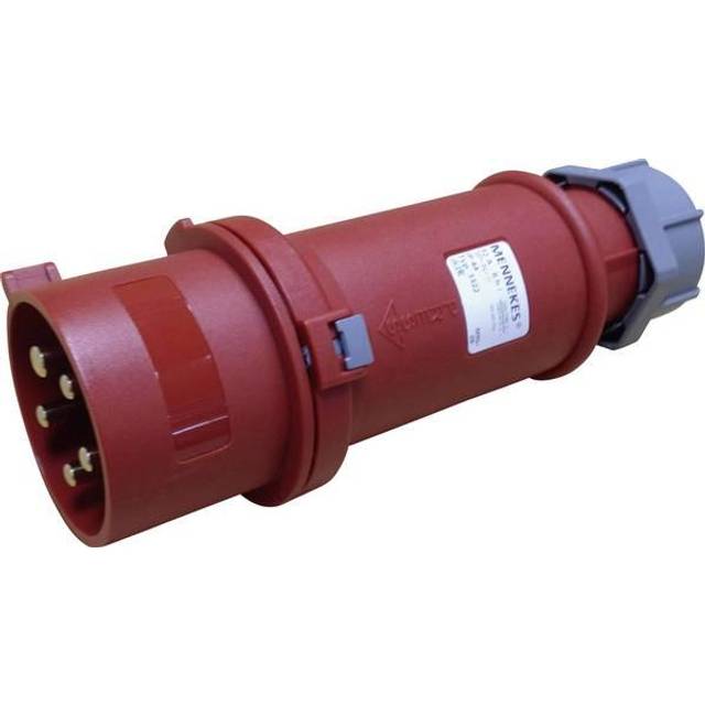 CEE-kontakt 400 V/32 A 5p IP44 med fasväxlare – mennekes
