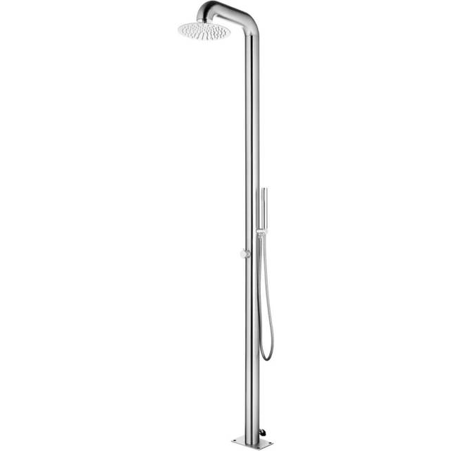 vidaXL Garden Shower 225 cm Stainless Steel