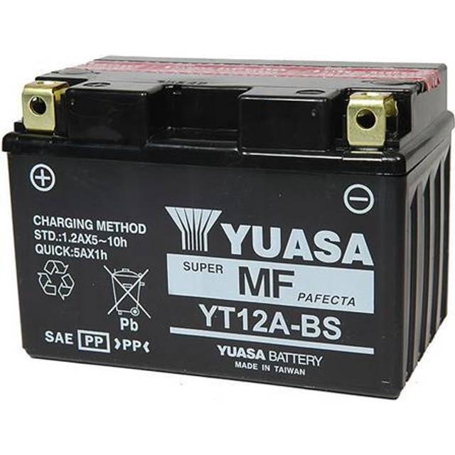 Genuine yuasa yt12a-bs high power agm gel motorbike motorcycle battery yt12abs
