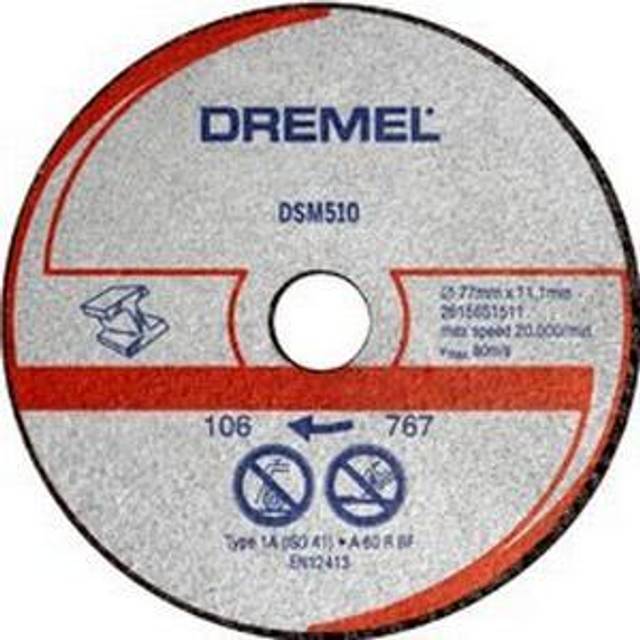 Dremel 2615S510JB DSM510 Saw-Max Metal Cutting Wheel 3 Pack