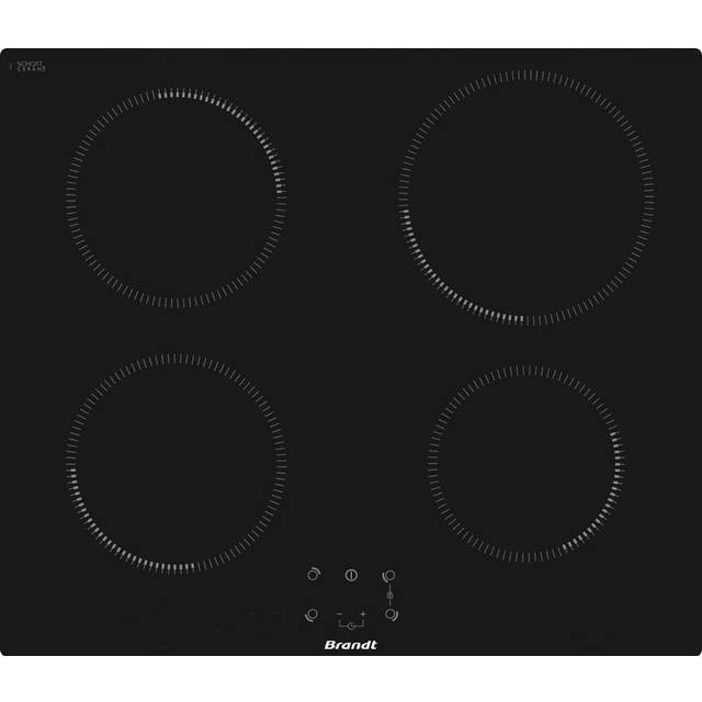 Brandt - BPI6464B - Induktionsplatta - infälld matlagningsbord - svart - 4 eldstäder - 7200W - Infälld mått: 56 x 49 cm - precision och prestanda - tillverkad i Frankrike