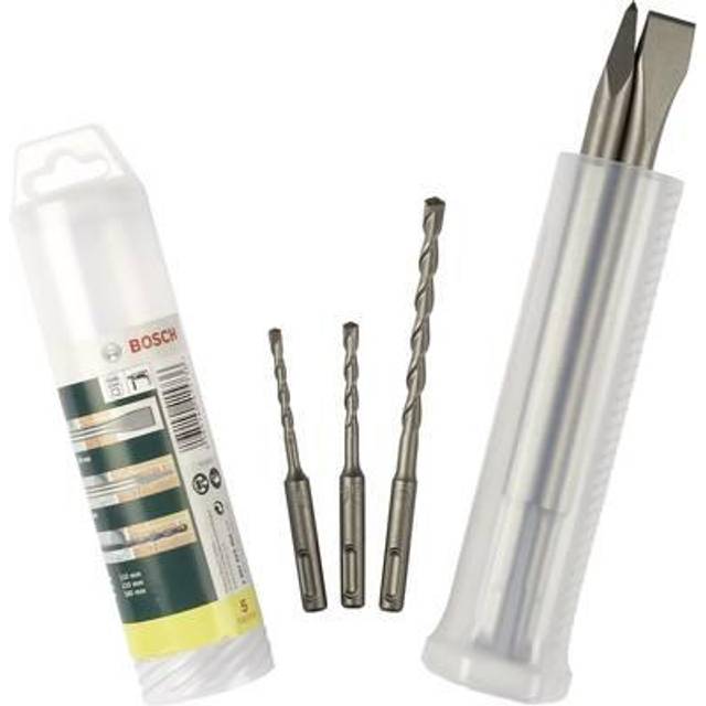 Bosch Home and Garden 2607019455 SDS-Plus Chisel/Hammer Drill Bit Set, Grey