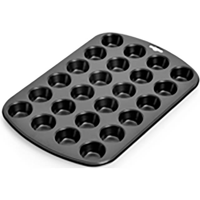 Kaiser muffin form mini baking tin 24 hole non stick small cake pan kitchen