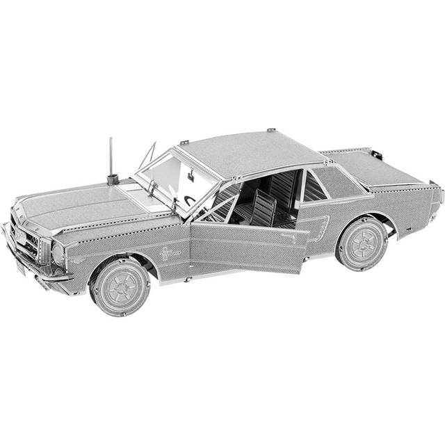 Model Kit 1965 Ford Mustang Metal (Moderate Difficulty) Steel Model by Metal Earth
