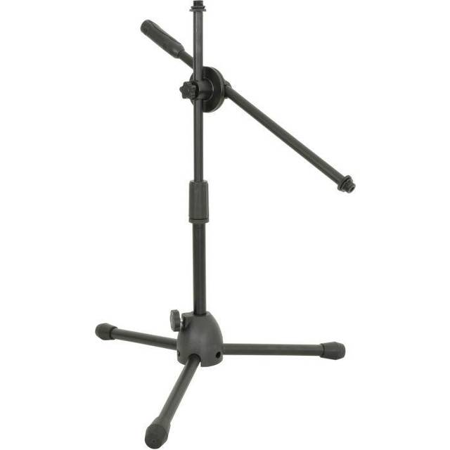 Chord Short Microphone Stand Small Mini Low Boom Mic for Kick Drum, Snare, Guitar Amp