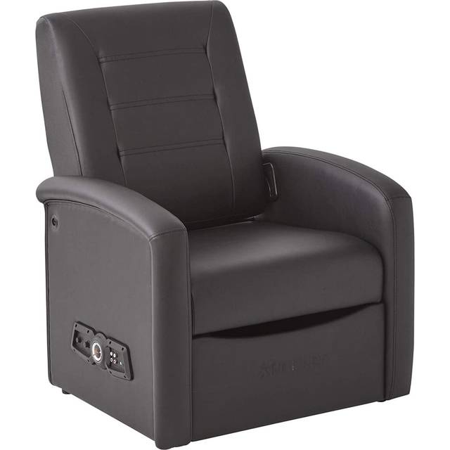Premier Ottoman Armchair with 2.1 Speakers and Audio Vibration - Black - One Size